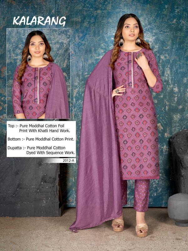 Bipson Kalarang 2012 Stylish Cotton Designer Dress Material Collection